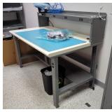 Uline Soldering Station Workbench, 46" x 60" x 36", Contents Not Included, With Uline Non-Conductive
