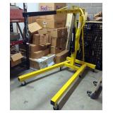 Uline 4000 Lb Capacity Hydraulic Floor Crane, Model H-8462