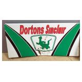 Dortons Sinclair Metal Gas Pump Front, 20" x 42", And Sinclair Box For 5-Gallon Can (No Can Included