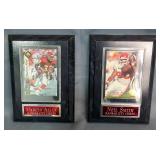 Kansas City Chiefs Marcus Allen And Neil Smith Trading Card Plaques
