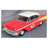 Ertl Kansas City Chiefs Replica 1957 Chevy 210 Series 1:24 Scale Diecast Bank