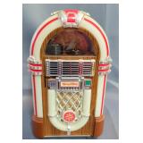 Leadworks Battery Powered Fifties Wurlitzer Musical Coin Bank, Untested, 11" Tall