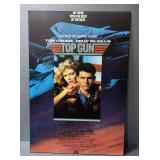 Top Gun Movie Poster Image On Board (Image Printed Directly On Board, Not Paper), 25.75" x 37.5"