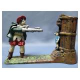 Cast Iron Mechanical William Tell Coin Bank