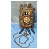 Gueissaz-Jaccard Cuckoo Clock, Plays Edelweiss, Approximately 15"