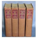 The Life Of John Marshall By Albert J. Beveridge Hardcover Books, Volumes 1-4, Copyright 1916
