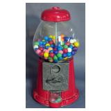 Vintage Carousel Gum Ball Machine, 12" Tall