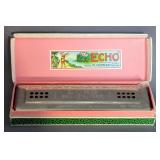 M. Hohner The Echo Harp Harmonica, Keyed In C, In Original Box