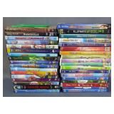 DVD Assortment Including Cars, Lilo & Stitch, Shrek 2, Tinker Bell, Tangled, Muppets Christmas, Hann