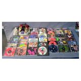 PlayStation 1 Arcade Stick Controller, PS1 Console Controllers, Qty 2, And Games Including Dragonbal