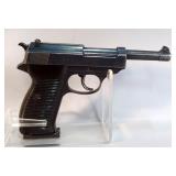 Walther p.38 byf 43 9mm Pistol SN# Not Found, 2 Total Mags, In Leather Holster