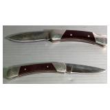 Buck 500 Duke And Buck 501 Esquire Folding Knives, 3" And 2.75" Blades