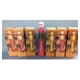 Avon Nostalgic Decanters, Remember When Gas Pump, 9" Tall, Qty 7