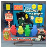 1955 Dragnet Target Game Arcade Spinning Target Stand