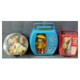 Remco Pocketbook Dolls, Qty 2, Includes Heidi