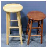 Winsome Wood 24" Bar Stool And Natural 30" Bar Stool