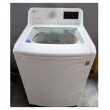 LG Direct Drive High Efficiency Top Load Washing Machine, Model WT7100CW, 43" x 27" x 25"