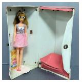 1965 Barbie "Francie" Doll With Vinyl Doll Case