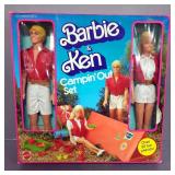1983 Mattel Barbie & Ken Camping Out Set In Sealed Original Box