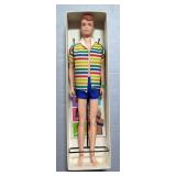 1964 Mattel Allan "Kens Buddy" Doll In Original Clothes, Stand And Box