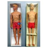 1971 Mattel Sunset Malibu Ken Doll And Additional Ken Doll