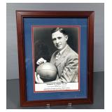 "Phog" Allen Signed Photograph, "The Father Of Basketball Coaching", 18.5" x 15"