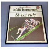Sports Daily Newspaper Clipping Of KU Players 1987 NCAA Tournament, 16" x 13.5" And Newspaper Articl