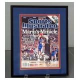Sports Illustrated Kansas Jayhawk Framed Magazines Including Danny Manning Dated April 11th 1988, Ni