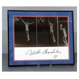 Wilt Chamberlain Framed Photo Series With Autograph, 19.5" x 23.5"