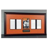 "What It Took To Get Wilt" Framed Excerpts From "It All Began With Wilt" Book By Cecil Mosenson, 19"