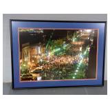 2008 Lawrence Kansas Massachusetts Street After National Championship Win Framed Photo, 26" x 36"