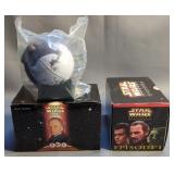 Star Wars Planet Coruscant Mechanical Action Globes, Qty 2, Boxes Included