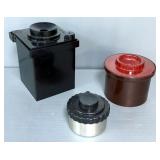 Fink Rose-Lieve Company Cut-Film-Pack Developing Tank, Fedco Film Developing Tank, And Stainless Ste
