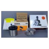 Flashpoint LED Macro Ring Light, Model VL48, Kaiser Microscope Lamp, Omega Film Developer Can With A