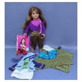 American Girl 2005 Doll Of The Year "Marisol Luna" (Retired) With Book, And Clothing
