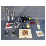 American Girl Accessories Including Doll Of Today 2004 Halloween Necklace, Flatware, Twister Game, C