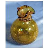 Depression Glass Serving Bowl, Saucers, Bud Vase, And More, Total Qty 10