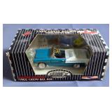 Die Cast Model Cars Including Mighty Movers Mack Truck With Livestock Trailer, Matchbox 1934 Riley, 