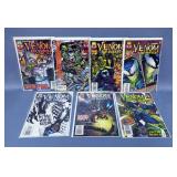 Patlabor Mobile Police, Digital Digimon Monsters, Gammarauders, And Venom Comic Book Assortment, Tot