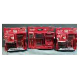 Milwaukee 6 pc 30 Degree Knuckle Pivoting Bit Holders Qty 6, 25 pc Impact Driver Bit Set, 42 pc Impa