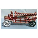 Hubley Police Motorcycle Cast Iron Scale Model, 6" Long