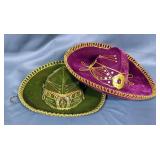 Calidad Extra 5x 14" Mariachi Sombrero And Pigalle 5x 16" Mariachi Sombrero