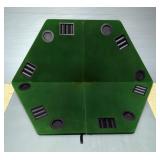 Octagonal Folding 6-Player Poker Table Cover