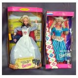Mattel 1995 Collectors Edition American Stories Collection Civil War Nurse Barbie And 1993 Dolls Of 