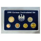 Foreign Coin Collections, Includes 1990 New Zealand Brilliant Uncirculated Coin Set, Thai Commemorat