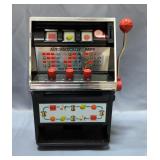 Waco Battery Operated Electro Automatic Slot Machine With Jackpot Bank In Original Box