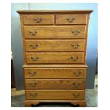 Cochrane Eight Drawer Chest Of Drawers, 55.5" x 36.5" x 20"