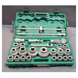 Pony 26 pc 3/4" & 1" Drive Heavy Duty Combination Socket Wrench Set In Hard Case