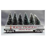 Lionel Merry Christmas Charlie Brown Complete Ready To Run O Gauge Train Set, 40" X 60" Fastrack Ova