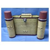 Gotham Industries Metal Sportster Lunch Box Picnic Set